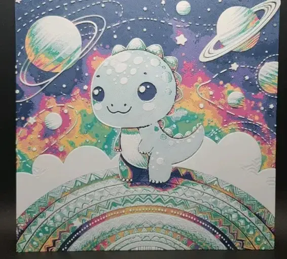 Dino in Space Hueforge