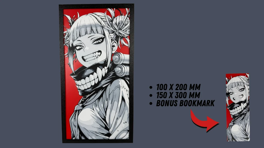 Himiko Toga - My Hero Academia Hueforge by Canadian Gamer HueForge model: Himiko Toga - My Hero Academia Hueforge by Canadian Gamer