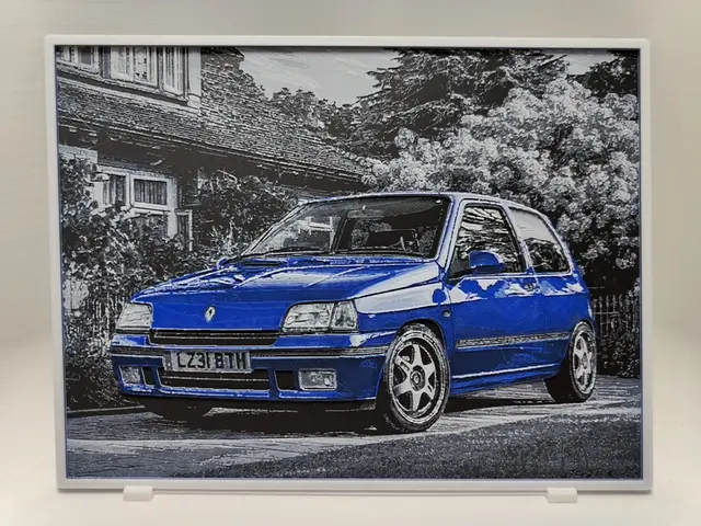 HueForge model: Renault Clio Williams - Hueforge by BeaN