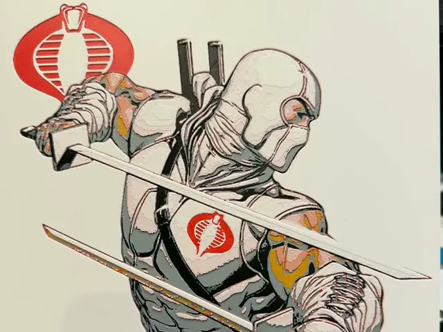 HueForge model: Storm Shadow Stance - Cobra - GI Joe Hueforge by IslandLooter