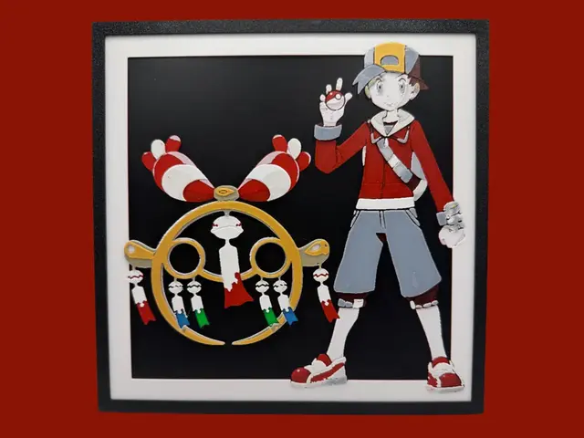 HueForge model: Mega Chimecho with a Pokemon Trainer by Canadian Gamer