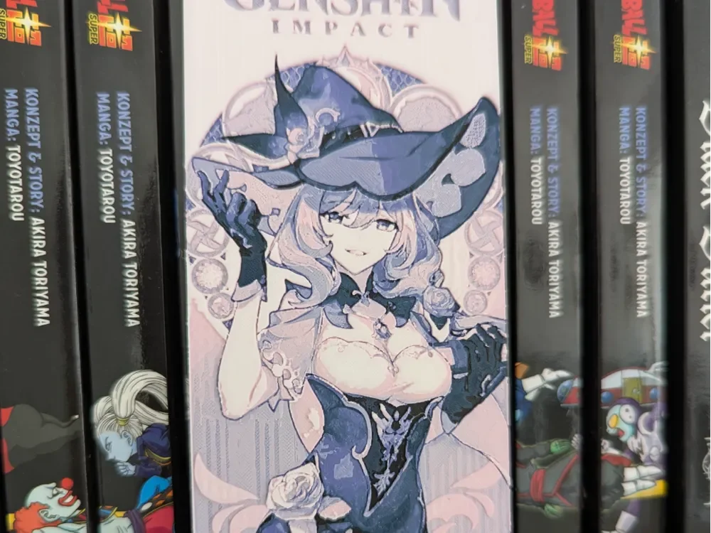 Lisa - Character Card - Genshin Impact 55x150 by JP_Creations HueForge model: Lisa - Character Card - Genshin Impact 55x150 by JP_Creations