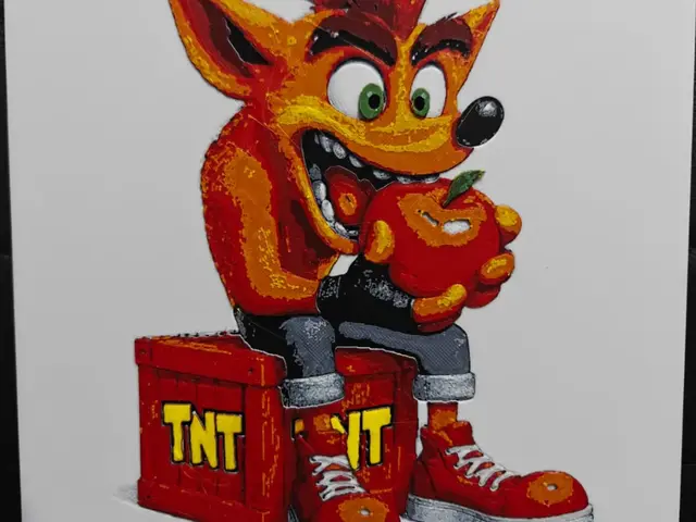 HueForge model: Crash Bandicoot by TheHueforgeLady