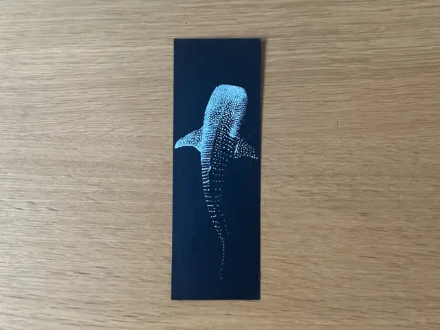 HueForge model: Whale Shark Bookmark by Copenhagen Crafter
