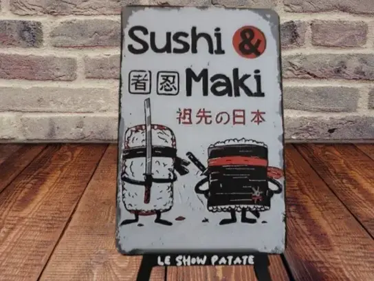 HueForge model: Sushi & Maki hueforge by leshowpatate