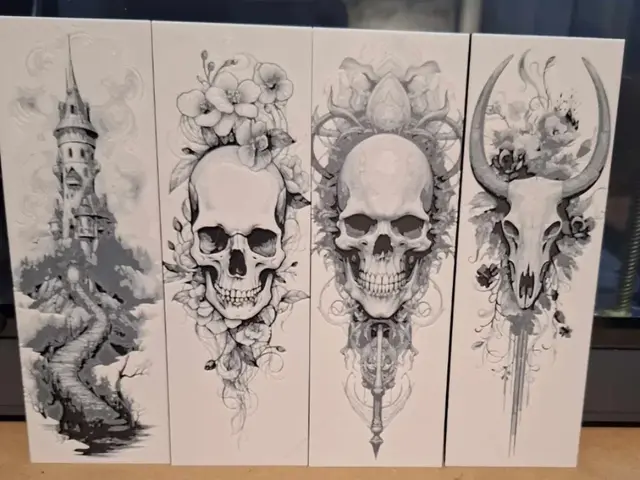 HueForge model: Gothic inspired grey scale bookmark by 3dGlow
