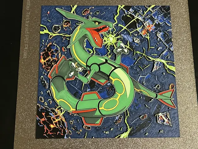 HueForge model: Rayquaza Pokemon Hueforge by FantasyZ