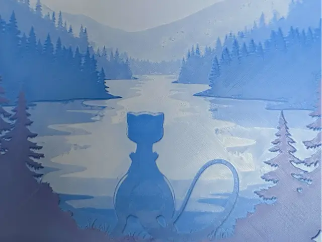 HueForge model: hueforge Mew v1 by ZombiePaint3D