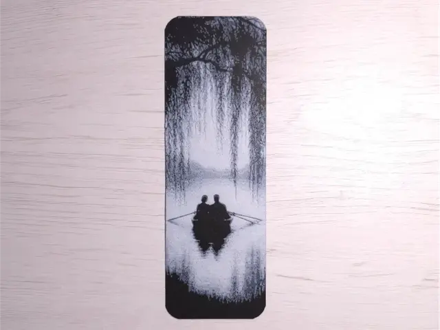 HueForge model: Boat and Love Bookmark by Atrus Design