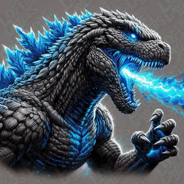 HueForge model: Godzilla Hueforge by LoFi Layers
