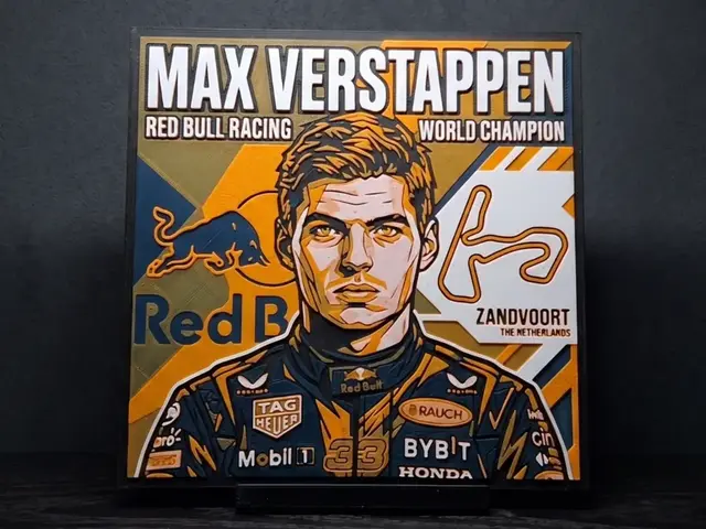 HueForge model: Max Verstappen - Hueforge by LED
