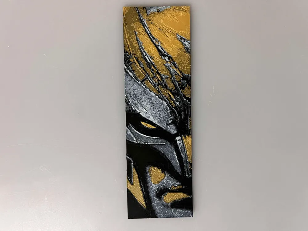 Wolverine - Bookmark by 3djd HueForge model: Wolverine - Bookmark by 3djd