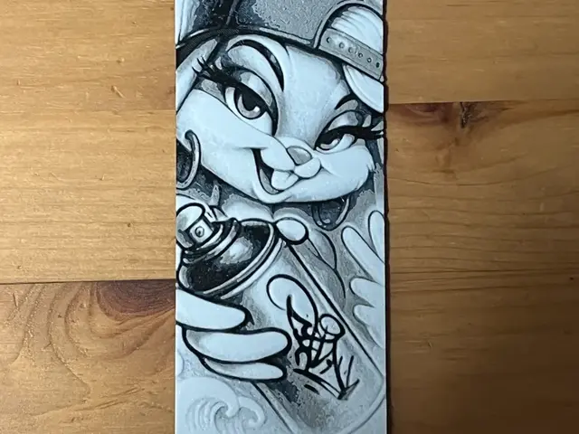 HueForge model: bunny bookmark by Morganja