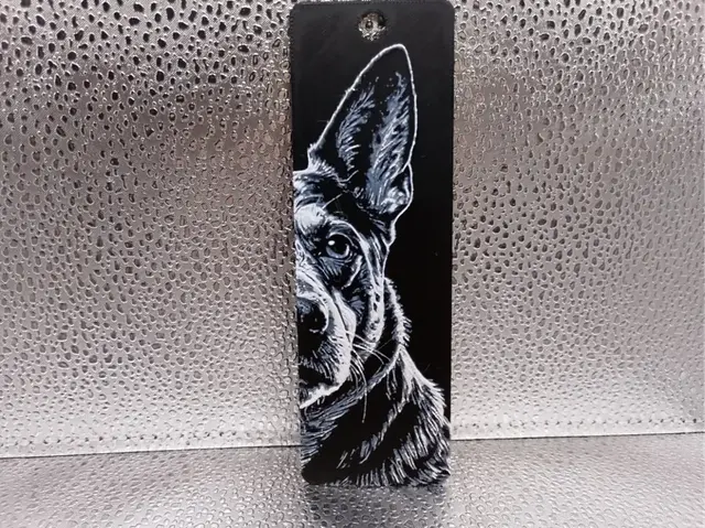 HueForge model: Australian Cattle Dog Bookmark – Hueforge by Borishotch Industries