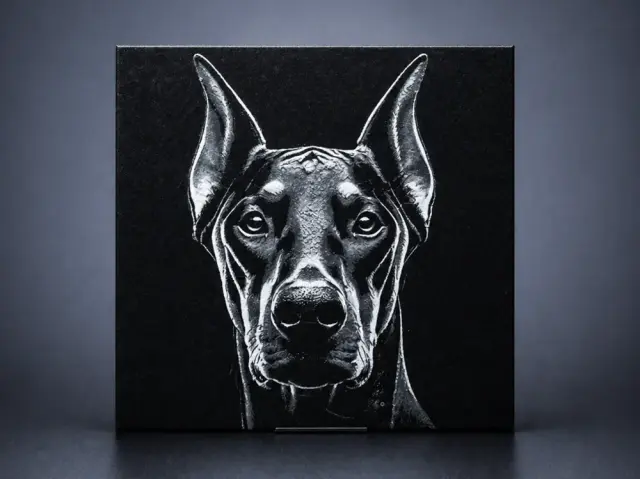 HueForge model: Doberman Pinscher by Aleksandr
