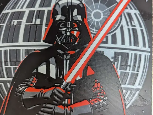HueForge model: hueforge dark vador 2 Darth Vader by ZombiePaint3D