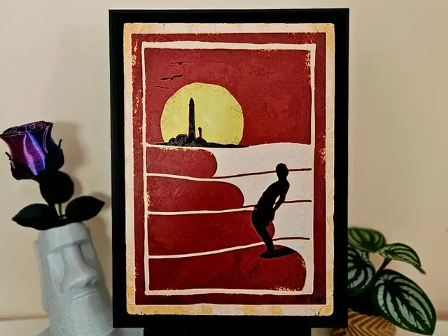 HueForge model: Endless Summer - Filament Painting Poster by C3D