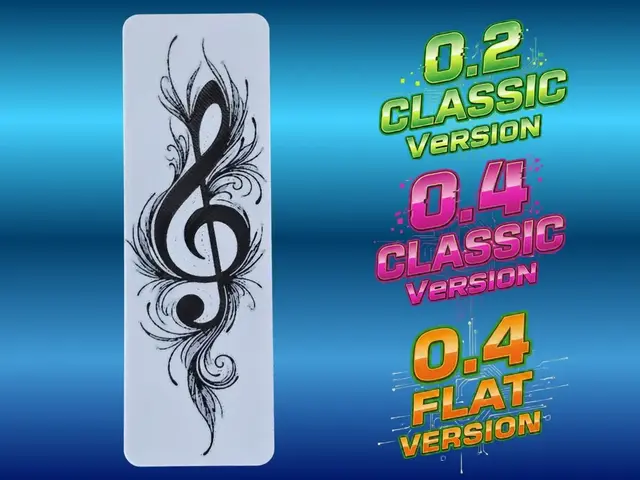 HueForge model: Music Bookmark by Atrus Design