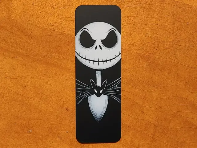 HueForge model: Jack Skellington Bookmark Halloween by Sarge