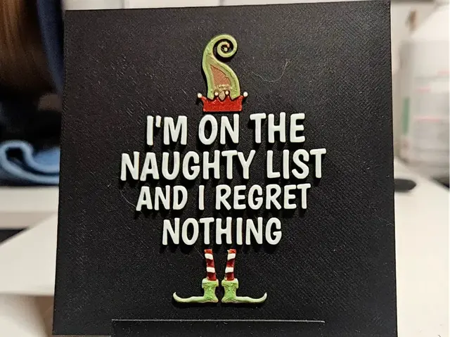 Christmas naughty list