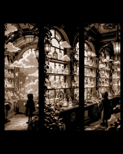 The great room of potions and remedies - Bookmark set