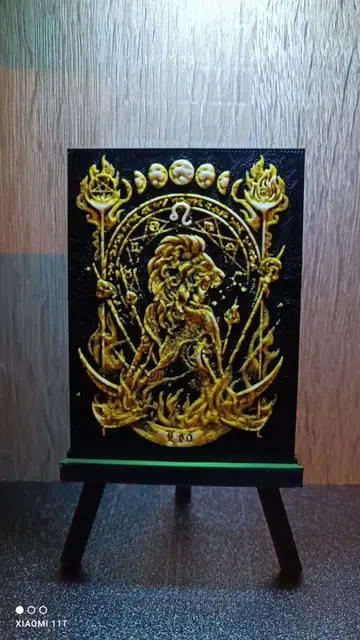HueForge model: zodiac signs (leo) hueforge by KO Additive Labo
