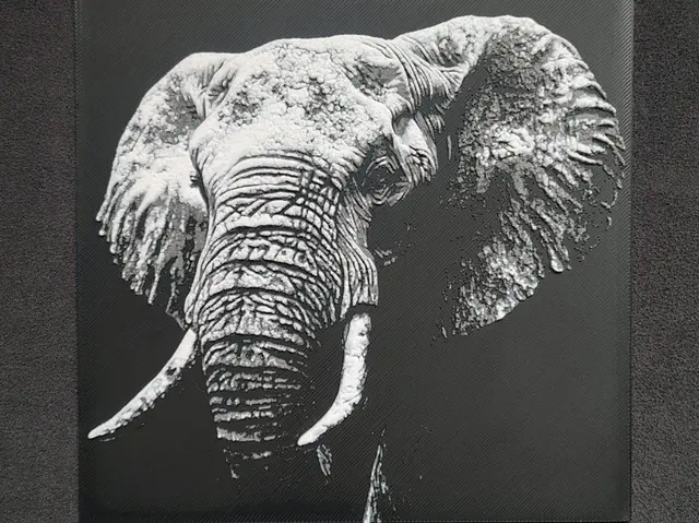 HueForge model: Elephant HueForge by fD.667