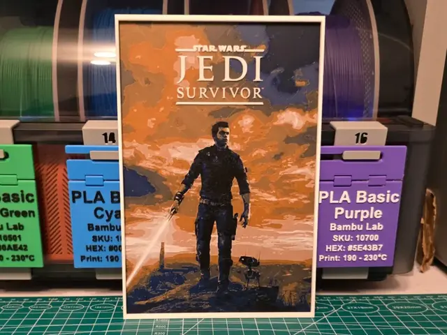 Star Wars Jedi: Survivor Game Poster - Hueforge