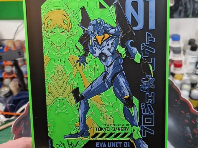 HueForge model: Evangelion Hueforge -  Eva 01 by Dakiren
