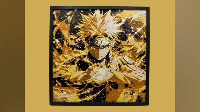HueForge model: Naruto - Anime Hueforge by Canadian Gamer