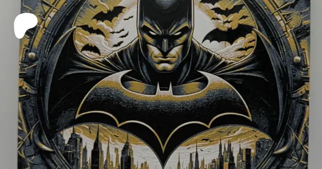 HueForge model: Milestone Exclusive - Batman Hueforge & 4 Panel Design by Canadian Gamer