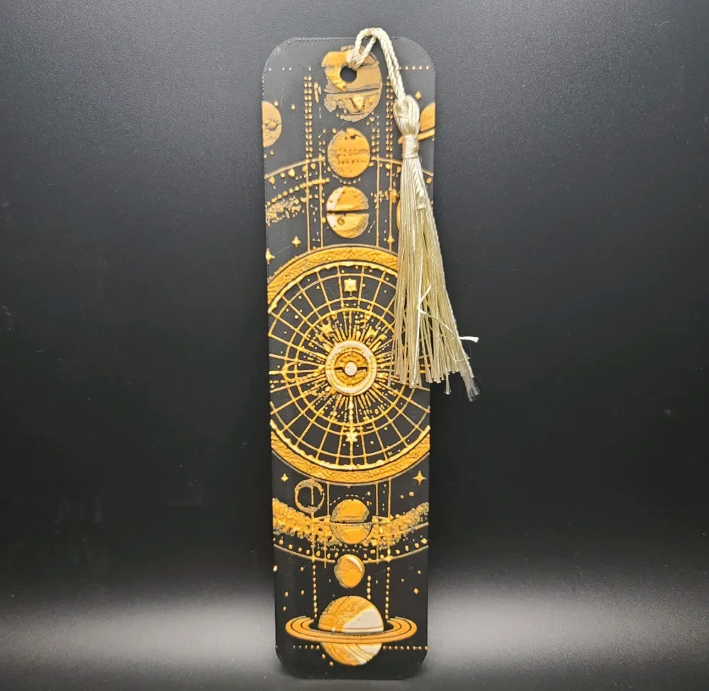 Aligned Planets Bookmark by the_bearded_jedi HueForge model: Aligned Planets Bookmark by the_bearded_jedi