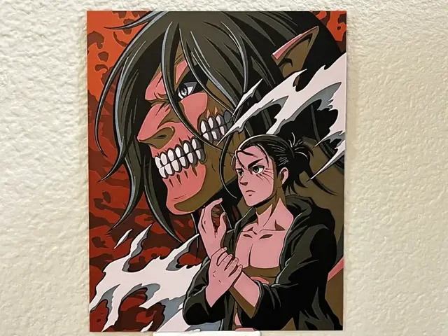 HueForge model: Eren Yeager Attack on Titan Hueforge by FantasyZ