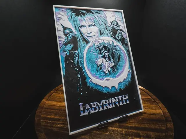 HueForge model: Labyrinth (Movie Poster - HueForge) by HugheCraft