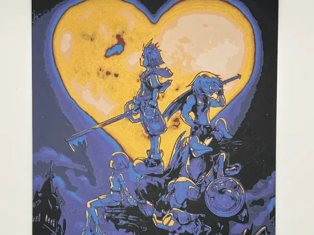 HueForge model: Kingdom Hearts 1 Cover Art HueForge by CreativeDestructions