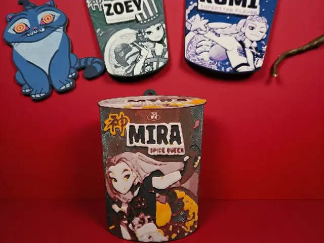 Kpop Mira Ramen Christmas Ornament