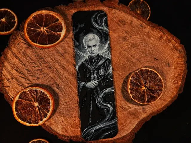 Draco Malfoy, Harry Potter inspired bookmark