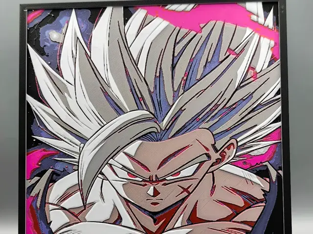 HueForge model: gohan beast by Dark behelit