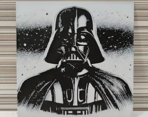 Hueforge Dark Vader by Litolunar HueForge model: Hueforge Dark Vader by Litolunar