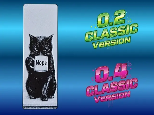 HueForge model: Cat Nope Bookmark by Atrus Design