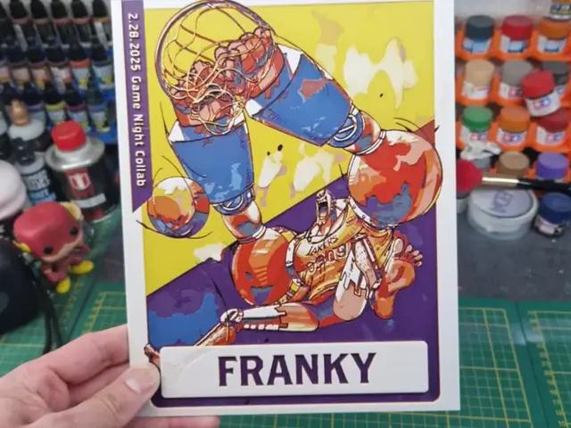 HueForge model: One Piece Hueforge - Franky Lakers by Dakiren