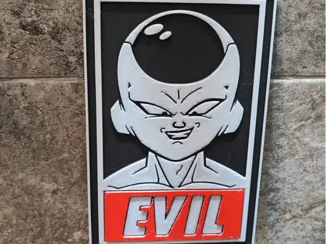 HueForge model: Evil Frieza by Garuda3D