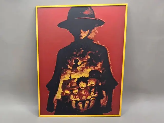 HueForge model: Monkey D Luffy - HueForge by keko