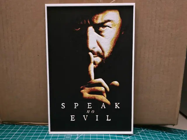 HueForge model: Speak No Evil Movie Poster - Hueforge Art by Lumpy3D