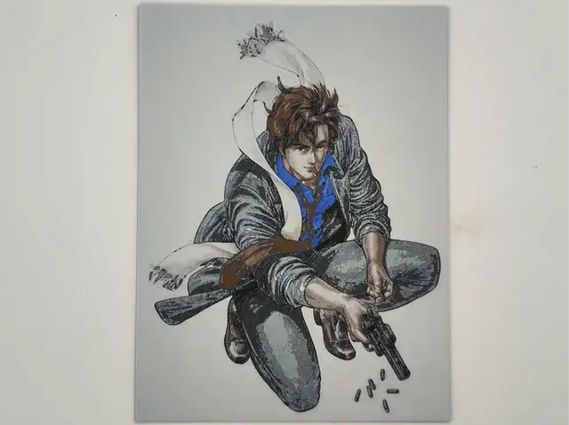 HueForge model: City hunter - Ryô Saeba - Hueforge by Altf4-Formation