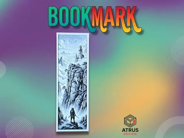 Samurai Landscape Bookmark