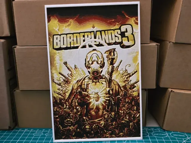 HueForge model: Borderlands 3 Poster - Hueforge Art by Lumpy3D