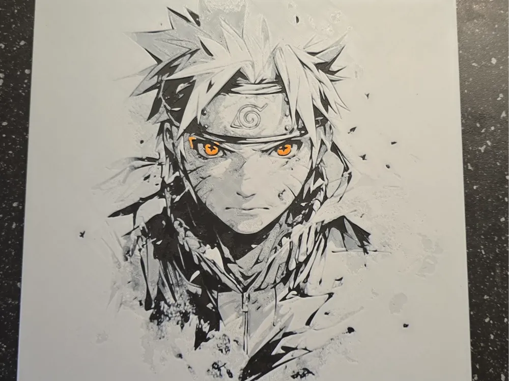 Naruto by 3D-Mentiel HueForge model: Naruto by 3D-Mentiel