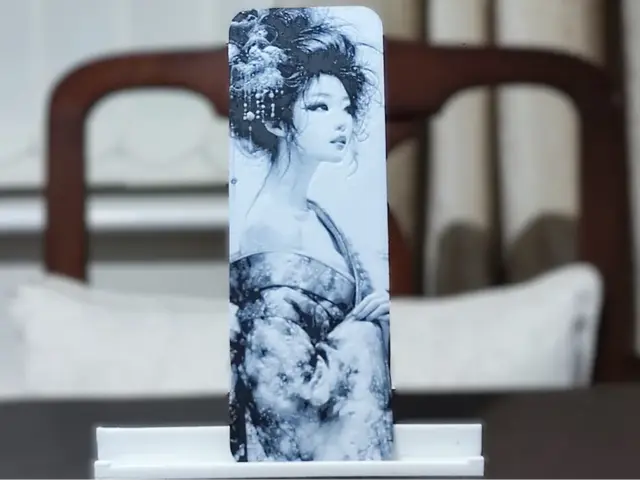 HueForge model: Geisha Bookmark - 2 Color by BoDad