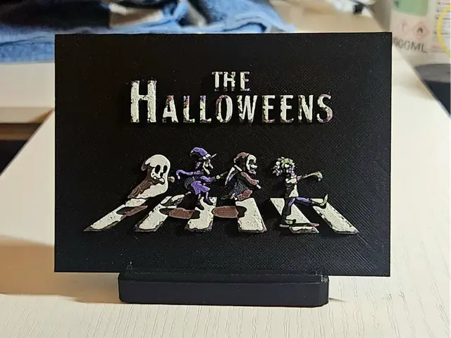 HueForge model: The Halloween crosswals by Mano's 3d_Art